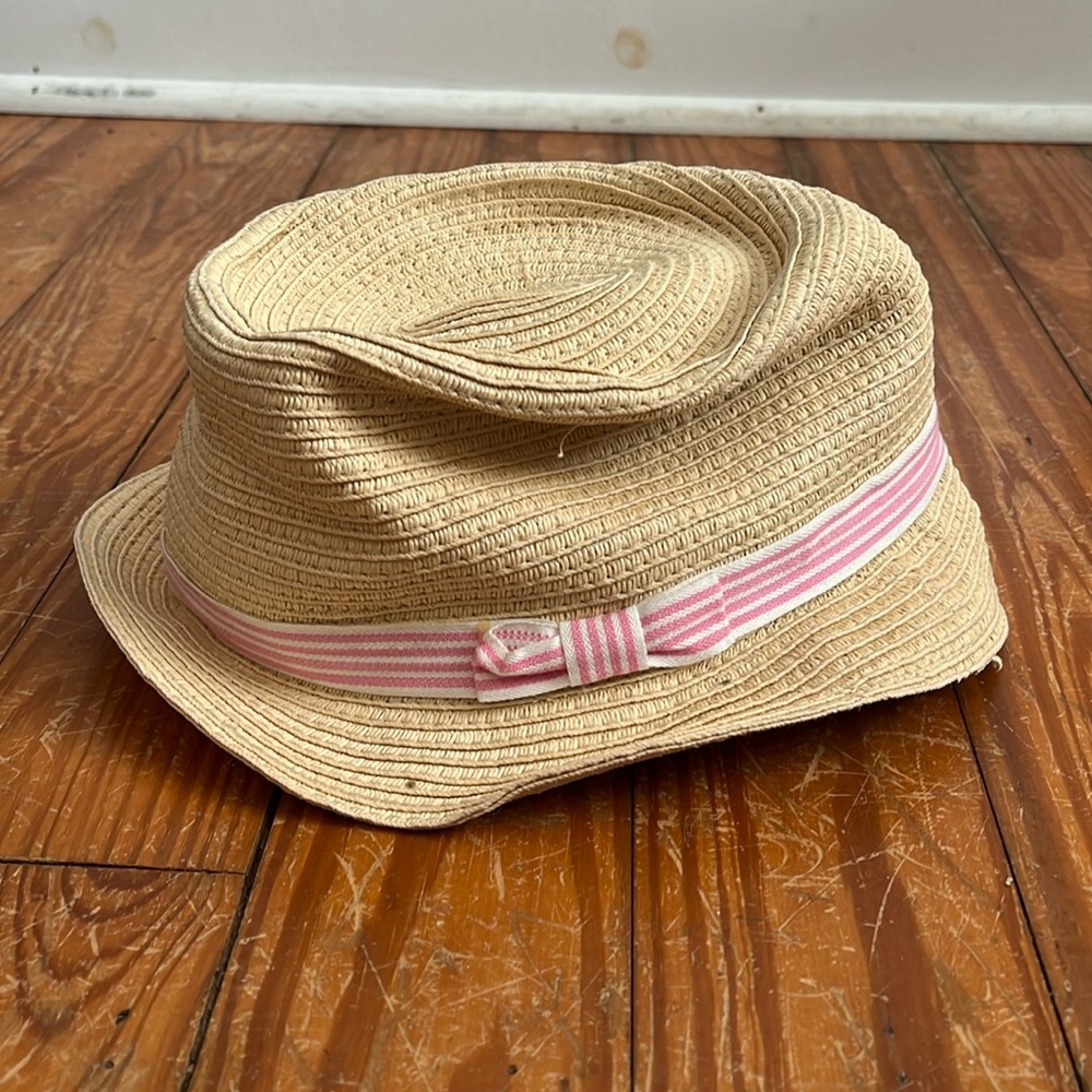 Crew Cuts straw hat Infant size S/M